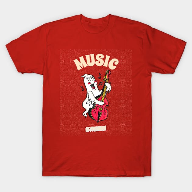 Music Is Passion T-Shirt by Ashen Goods